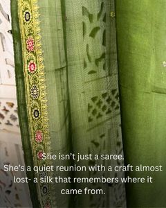 New Pure Silk Chanderi Saree
