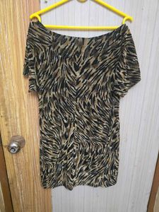 Animal Print Tunic Top
