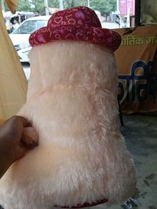 Cute Teddy Bear with Heart Hat