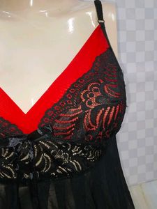 (600)Lace &amp; Mesh Lingerie Set