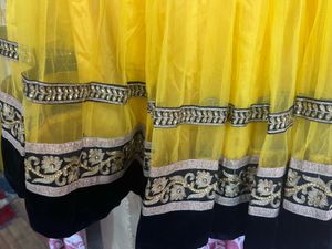Beautiful Yellow Lehenga Choli