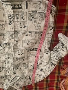 Cute Cartoon Print Shirt