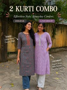 Avaasa 2 Kurti Combo
