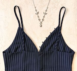 Lace Trimed Slip Dress