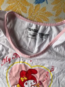 Cute My Melody Graphic Tank Top