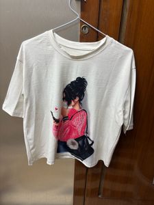 Cute Graphic Print T-Shirt