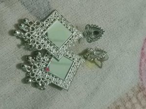 Exquisite Mirror Work Earrings