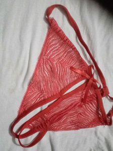 Elegant Lace panty with Bow Bra
