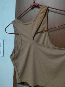 Ribbed Racerback Tank Top