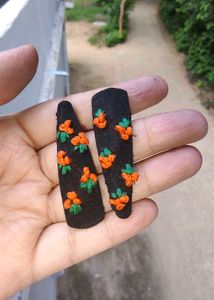 Cute Embroidered Hair Clips