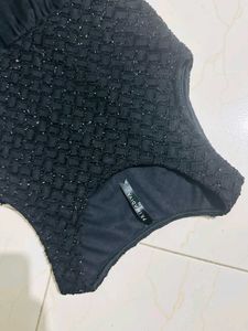 Black Sequin Dress