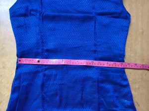 Elegant Royal Blue Short Kurta