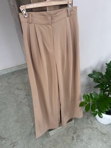 High-Waisted Wide-Leg Trousers