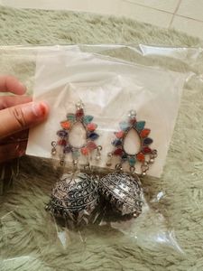 Bohemian Jhumka Earrings