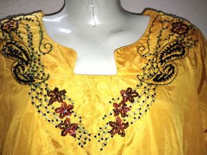 New Arractive Gold Yellow Set
