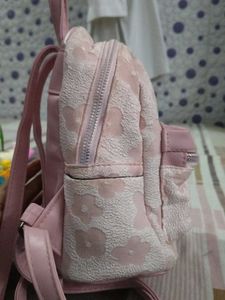 Cute Pink Floral Mini Backpack