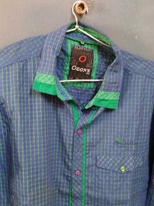 Blue Button-Down Shirt