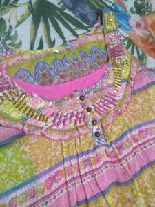 Colorful Sleeveless Top