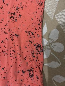 Trendy Graphic Top With Stylish Cut-out sleeves