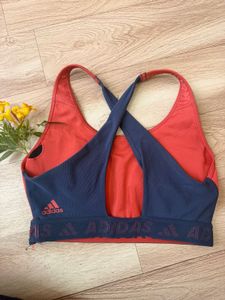 Adidas Sports Bra Coral &amp; Navy