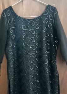 Elegant Black salwaar suit