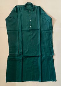 Men's dark green Kurta pyjama set