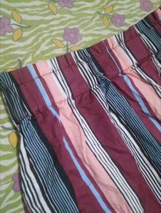 Striped Midi Skirt