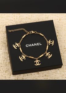 Elegant CC Charm Bracelet
