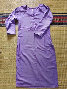 Purple Long Kurta