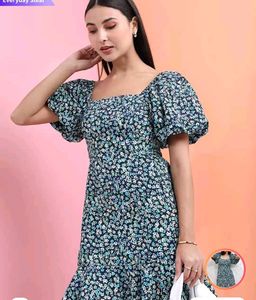 Floral Print Mini Dress