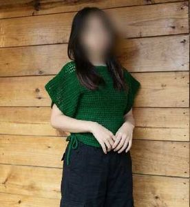 Green Crochet Top
