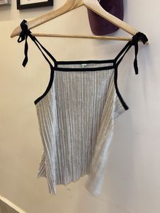 Elegant silver Velvet top