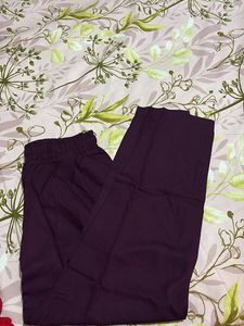 Red pant and Purple Pants