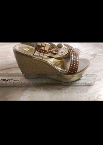 Women Golden Heels