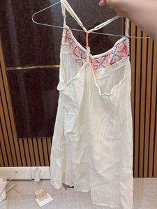 White Embroidered Top