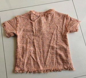 Karl Lagerfeld Tweed Style Top