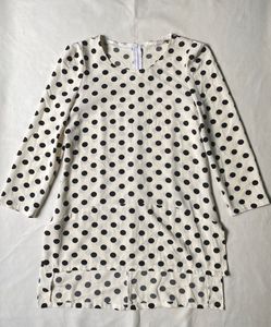 Cream Polka Dot Tunic