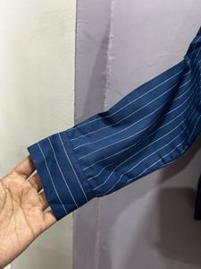 Chic Striped Button-Up Shirt