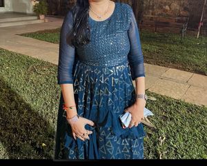 DILWALI SALE!! Stunning Teal Ethnic Gown