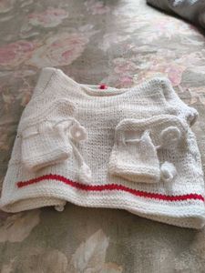 Cute Knitted Baby Set