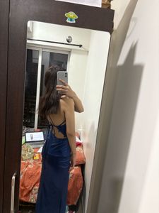 Elegant Blue Evening Gown