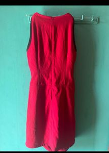 Chic Red &amp; Black Sheath Dress