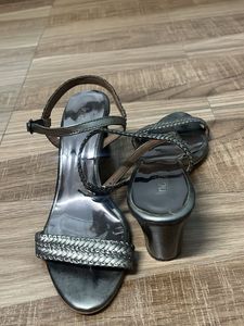 Elegant Silver Heels