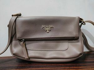 Stylish Taupe Sling Bag