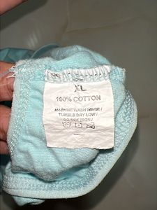 Light Blue Cotton Briefs