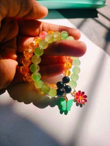 Charm Beads Bracelet Combo Of 2