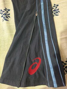 Asics Track Pant with bottom chain