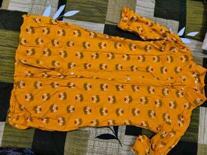 Mustard Kurti