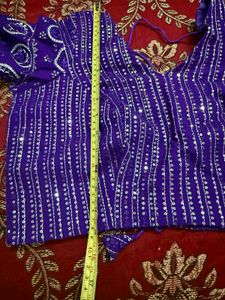 Purple lehnga