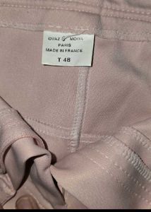 Elegant Pastel Pink &amp; grey skirt from Paris
